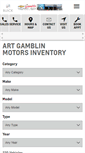 Mobile Screenshot of gamblinmotors.com